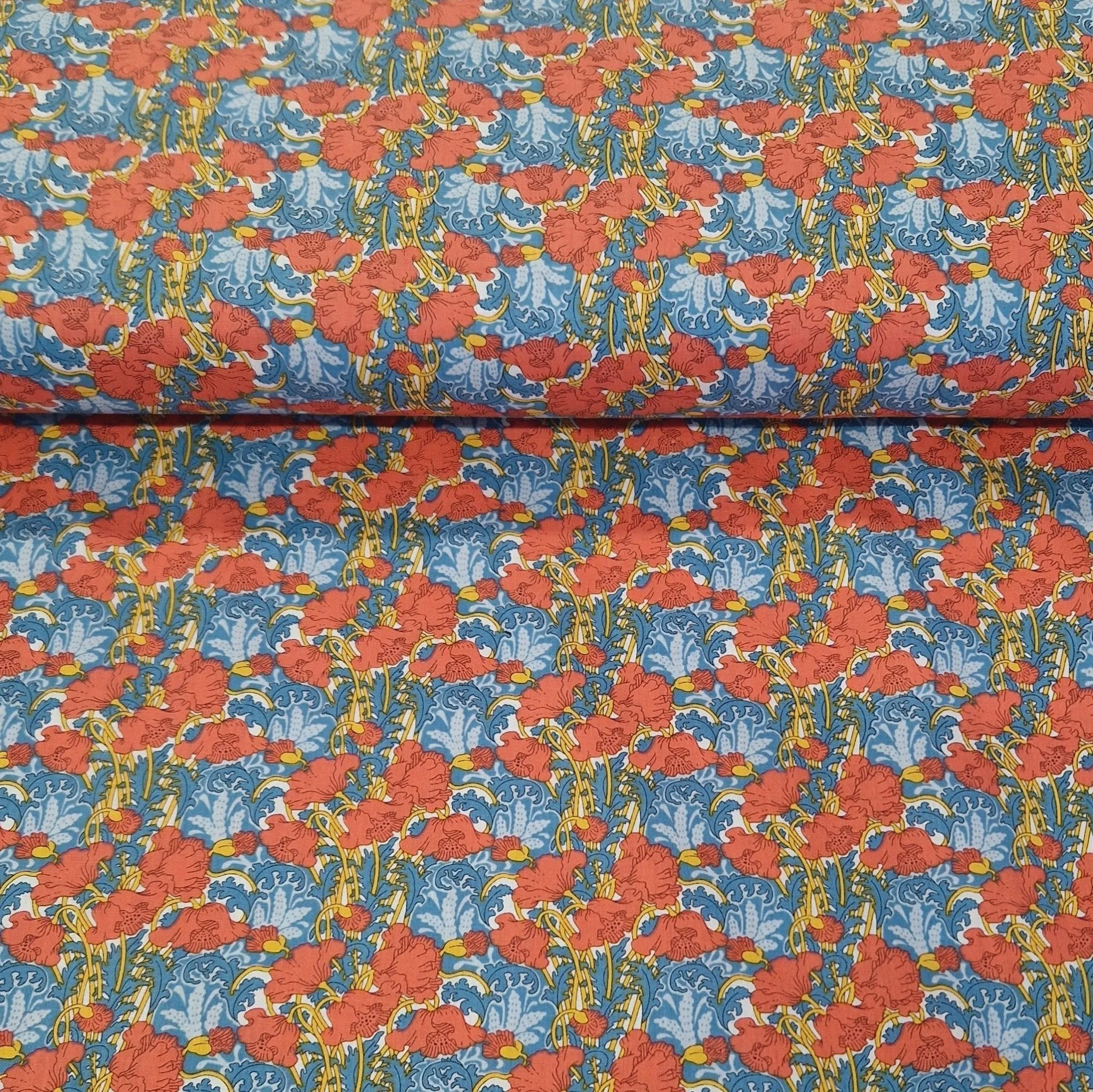 100% Cotton Digital Print - Liberty Inspired Floral