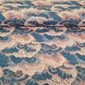 100% Cotton Digital Print - Waves