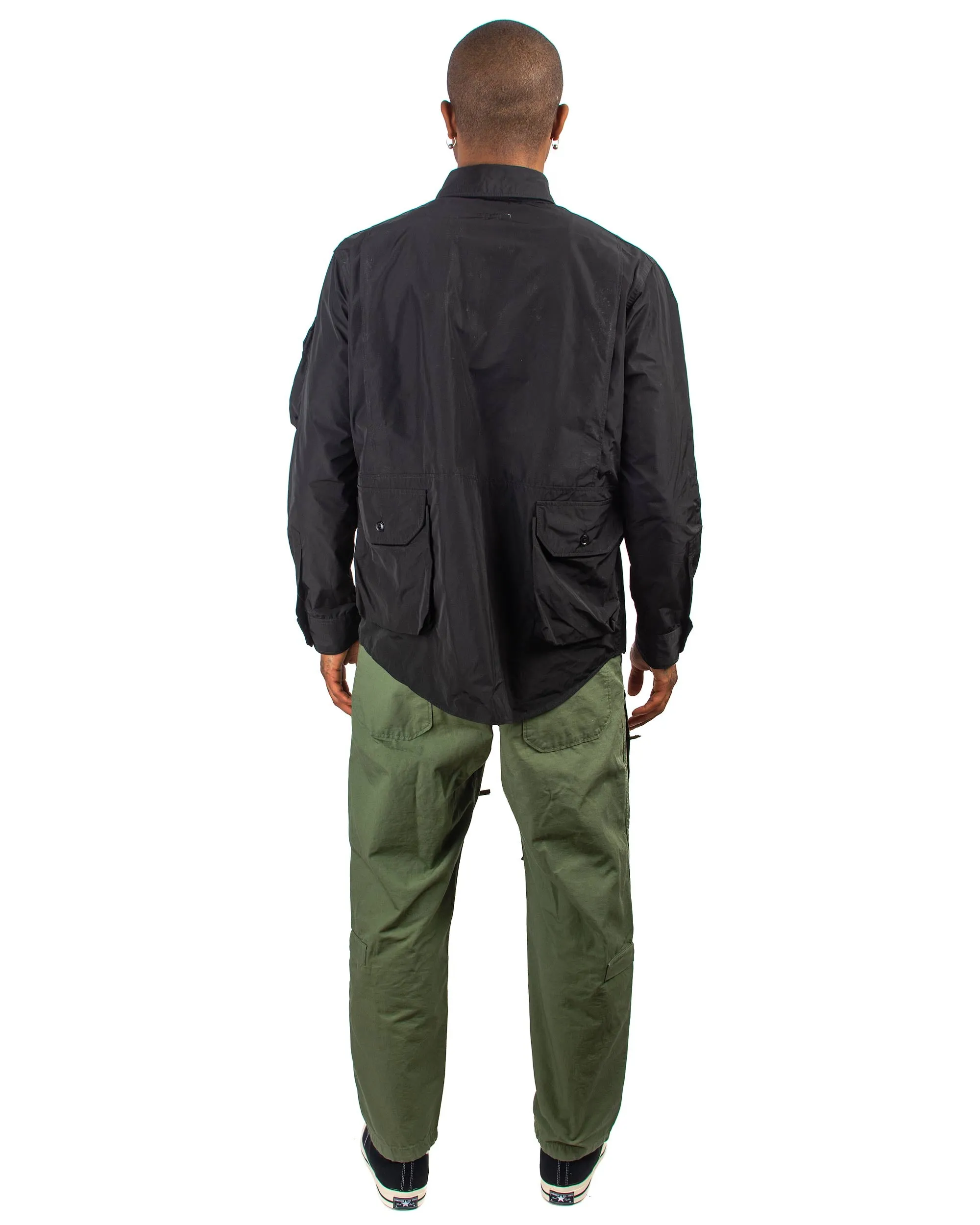 Engineered Garments Explorer Shirt Jacket Black Memory Polyester