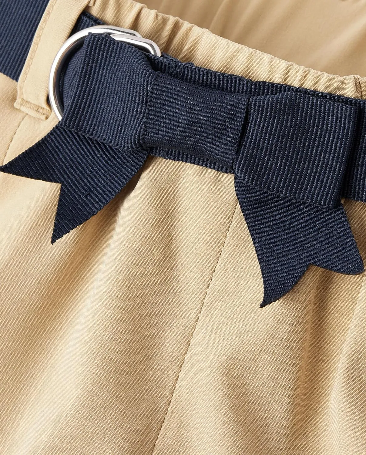Gymboree Girls' and Toddler Twill Pleated Belted Skort