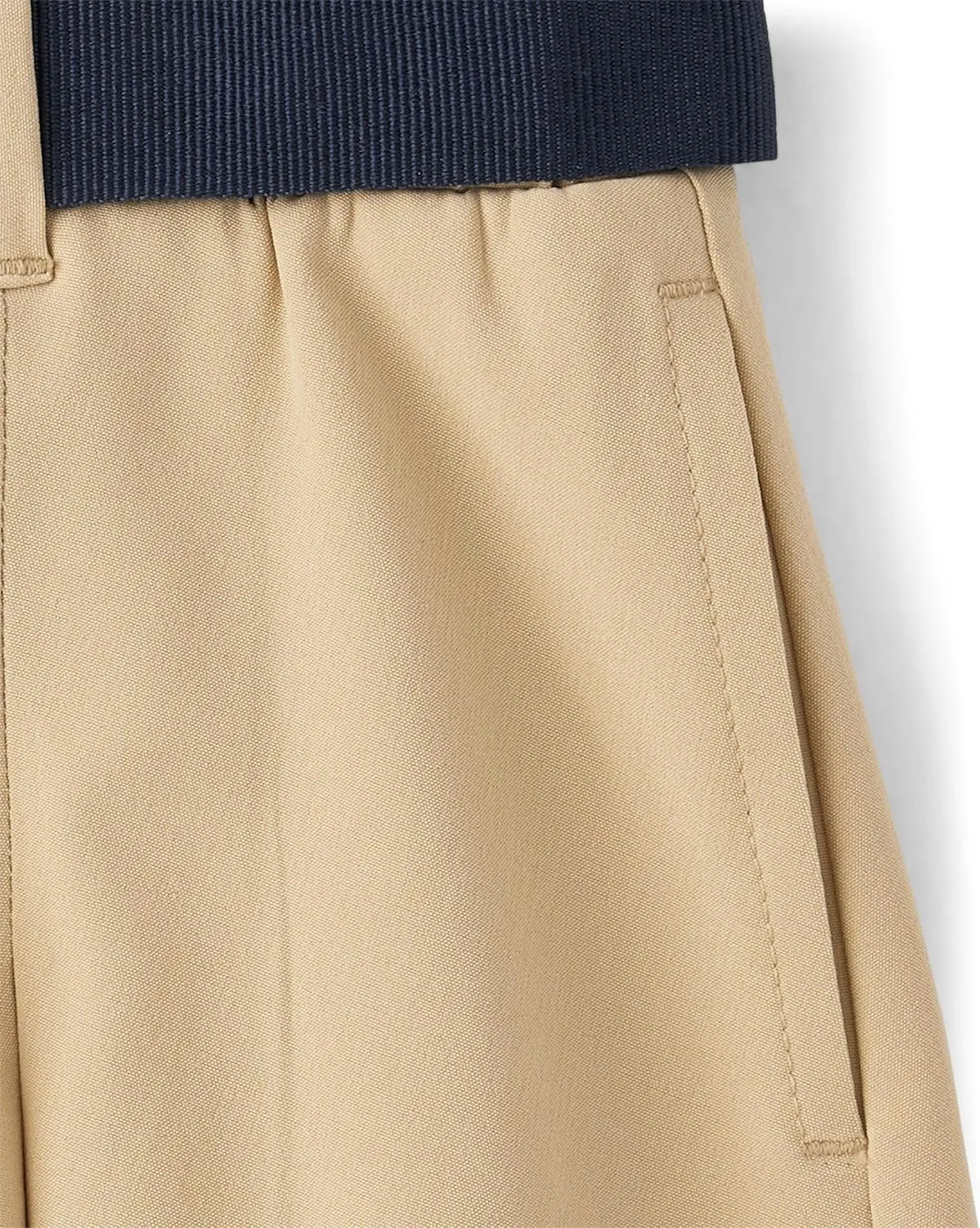 Gymboree Girls' and Toddler Twill Pleated Belted Skort