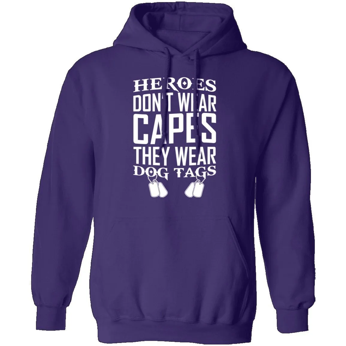 Heroes Wear Dog Tags T-Shirt