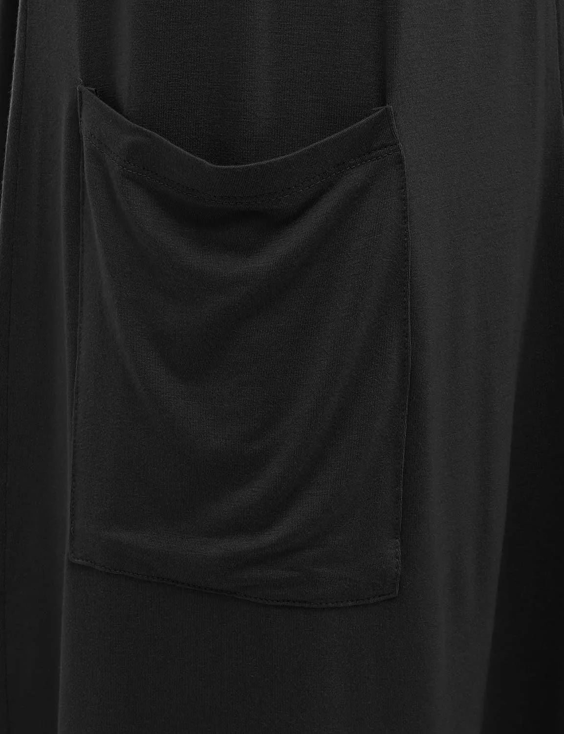 LALABEE Women's Long-Line Long Sleeve Open Front Cardigan with Pockets (S-3XL)
