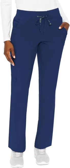 Med Couture Activate Women's Yoga One Pocket Cargo Pant, X-Small Petite, Galaxy Blue