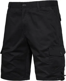 Mens Cargo Shorts Cotton Relaxed Fit Casual Shorts Camouflage Camo Cargo Short Pants for Work Outdoor Camping Travel
