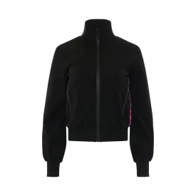 Monogram Band Track Jacket in Black