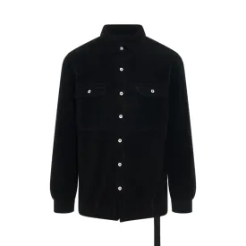 Outershirt Padded Cotton Jacket in Black