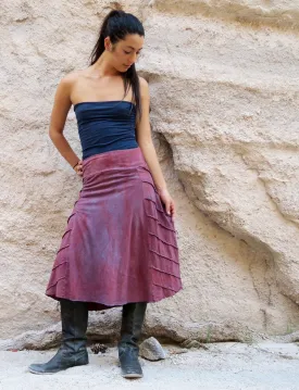 Raven Simplicity Below Knee Skirt