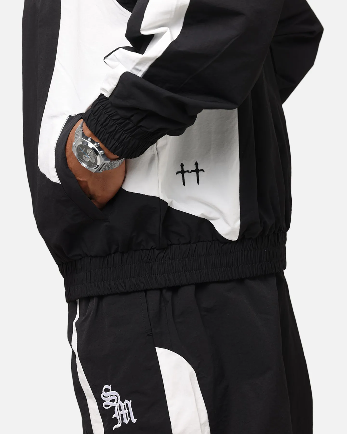 Saint Morta Oblivion Windbreaker Jacket Black/White